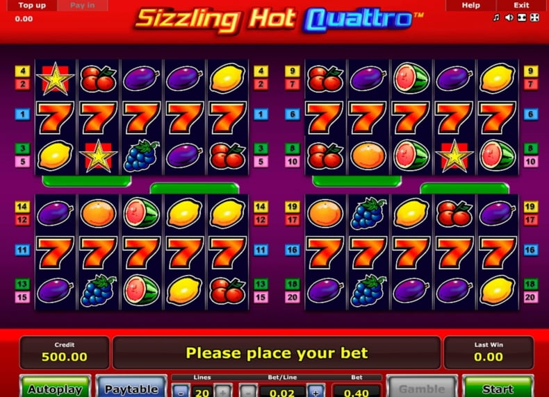 Sizzling Hot Quattro Demo